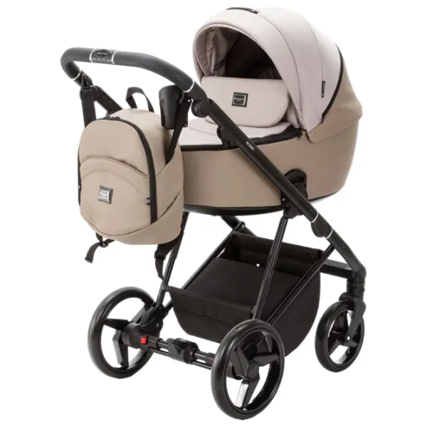Cărucior pentru copil Adamex Blanc PS-140/ Beige photo 1