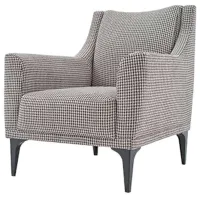 Fotoliu living Dogtas Nova White Black