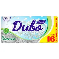 Туалетная бумага Divo Premio Bianco Количество в наборе - 16/ Количество слоев - 3