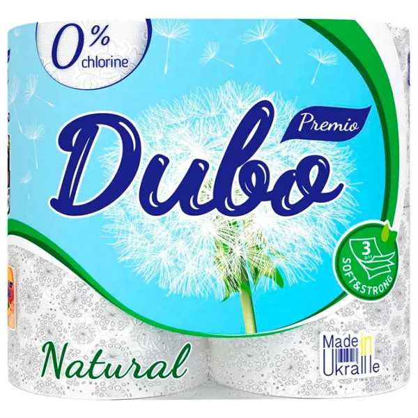 Туалетная бумага Divo Premio Natural Количество в наборе - 4/ Количество слоев - 3 photo 1 Туалетная бумага Divo Premio Natural Количество в наборе - 4/ Количество слоев - 3 photo 1