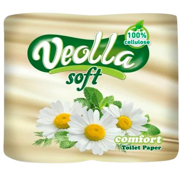 Hârtie igienică Veolla Comfort Cantitatea în set - 4/ Numărul de straturi - 2 photo 1 Hârtie igienică Veolla Comfort Cantitatea în set - 4/ Numărul de straturi - 2 photo 1