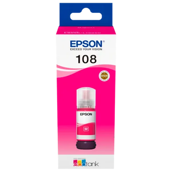 Картридж Epson 108 EcoTank Magenta/ Original/ Струйный photo 1