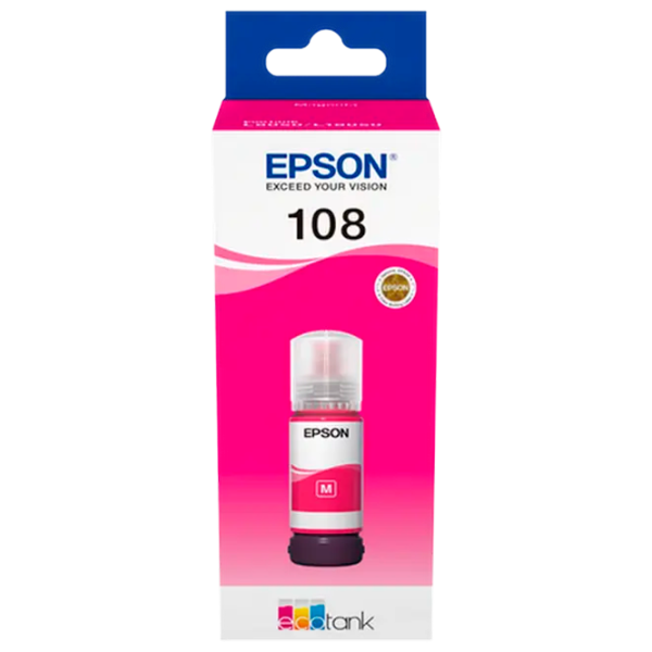 Картридж Epson 108 EcoTank Magenta/ Original/ Струйный photo 1