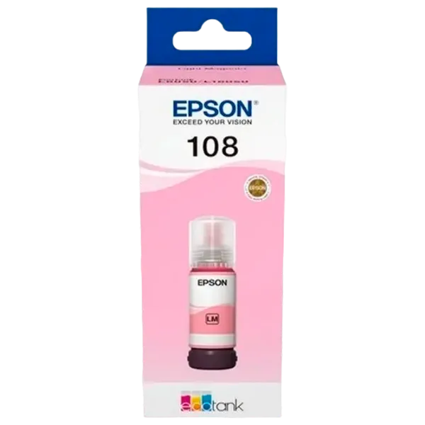 Картридж Epson 108 EcoTank Light Magenta/ Original/ Струйный photo 1