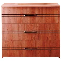 Comodă Ambianta Inter 76.5 x 82.5 x 40/ PAL/ Sonoma închis