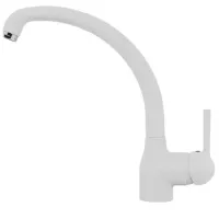 Baterie pentru bucătărie Elleci PO 68 mono comandă/ pivotantă/ Alamă/ White