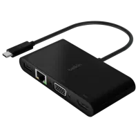 Адаптер Hub Belkin AVC004BT USB Type-C/ Черный