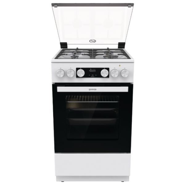 Aragaz Gorenje GK5C41WF-B Pe gaz/ White/ Black photo 1
