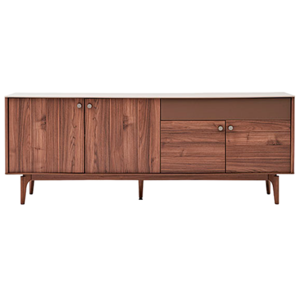 Comodă Dogtas Costa 79.7 x 211.2 x 47.2/ Brown photo 1