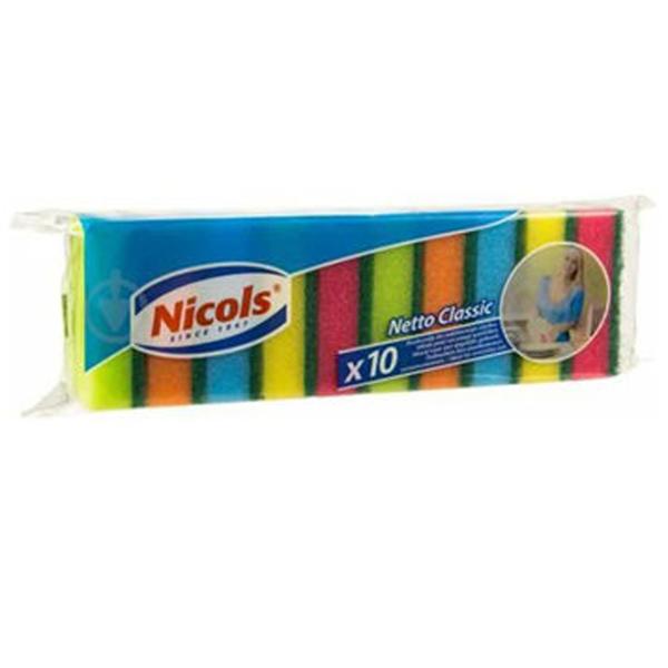 Губка Nicols 5901718824108 Количество в наборе - 10 photo 1