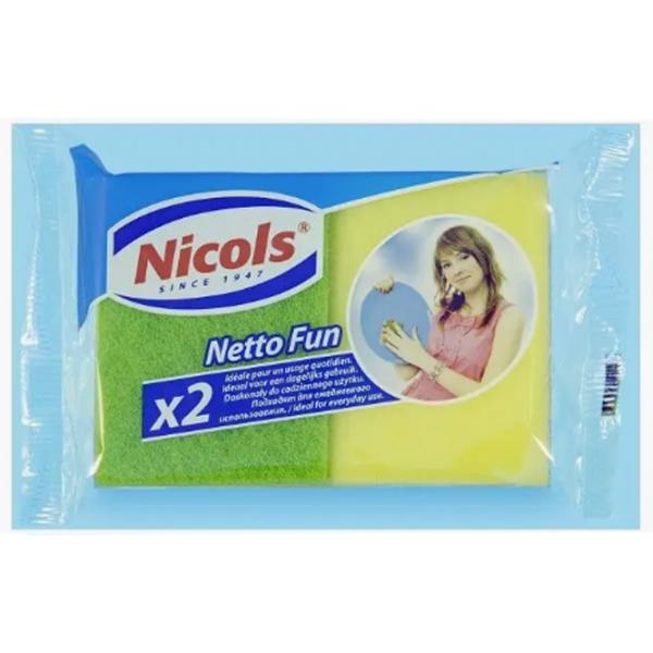 Губка Nicols 5410721575612 Количество в наборе - 2 photo 1