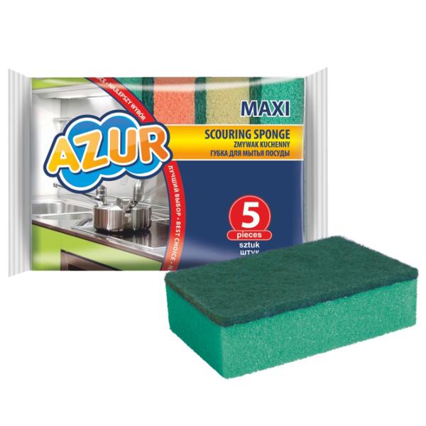 Губка Azur 5903355086093 Количество в наборе - 5 photo 1