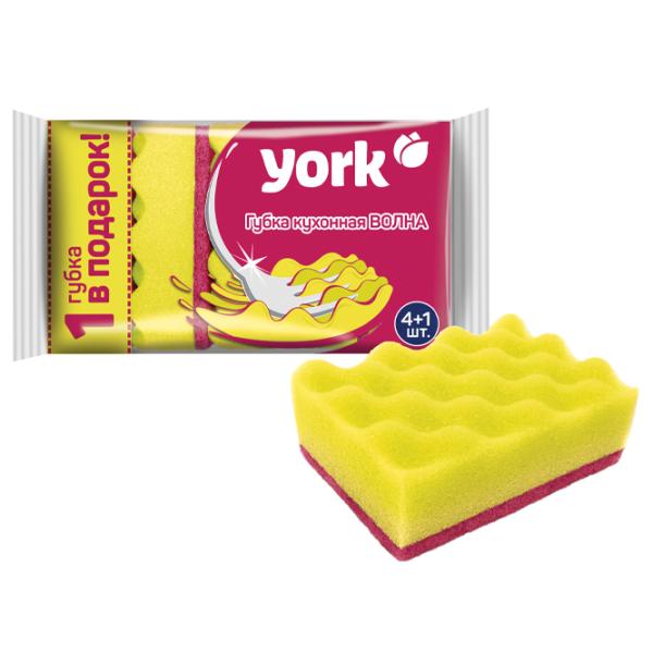 Губка York 5903355116561 Количество в наборе - 5 photo 1