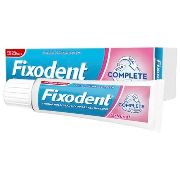 Cremă adezivă pentru proteza dentară Fixodent Complete Original 47 g photo 1