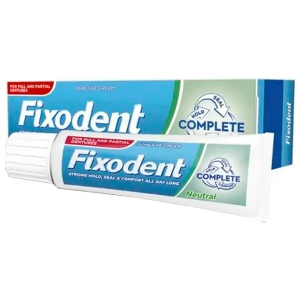 Cremă adezivă pentru proteza dentară Fixodent Complete Neutral 47 g photo 1