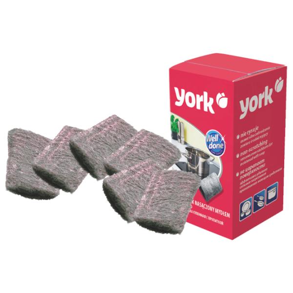 Стальная губка York 5903355008804 Количество в наборе - 6 photo 1
