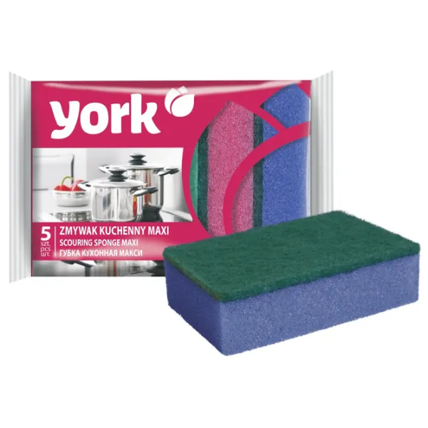 Губка York 5903355000518 Количество в наборе - 5 photo 1
