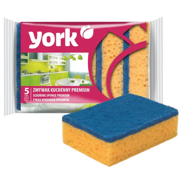 Губка York 5903355047070 Количество в наборе - 5 photo 1