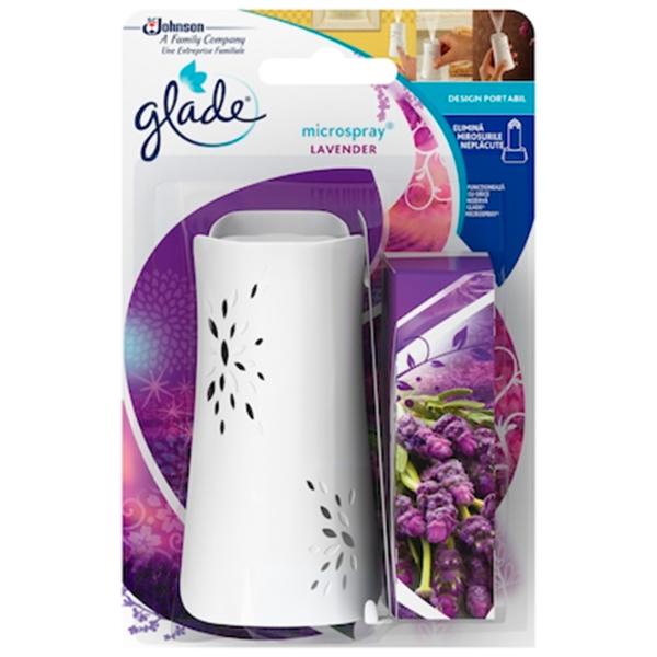 Odorizant de toaletă Glade Microspray Lavender 10 ml photo 1