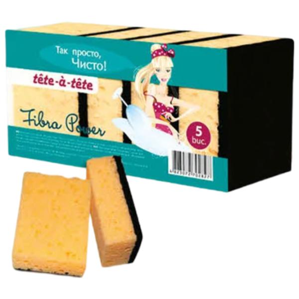 Губка Tete-a-tete 4823072702827 Количество в наборе - 5 photo 1