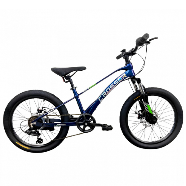 Bicicletă Crosser M-3 20" Aluminiu/ Blue Dark photo 1 Bicicletă Crosser M-3 20" Aluminiu/ Blue Dark photo 1