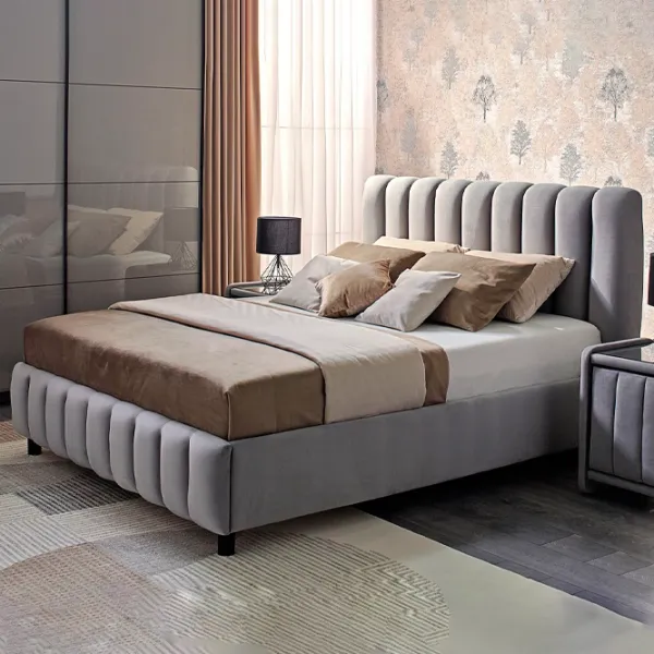 Кровать Ambianta Fancy 160 x 200 см/ ЛДСП/ Серый photo 1