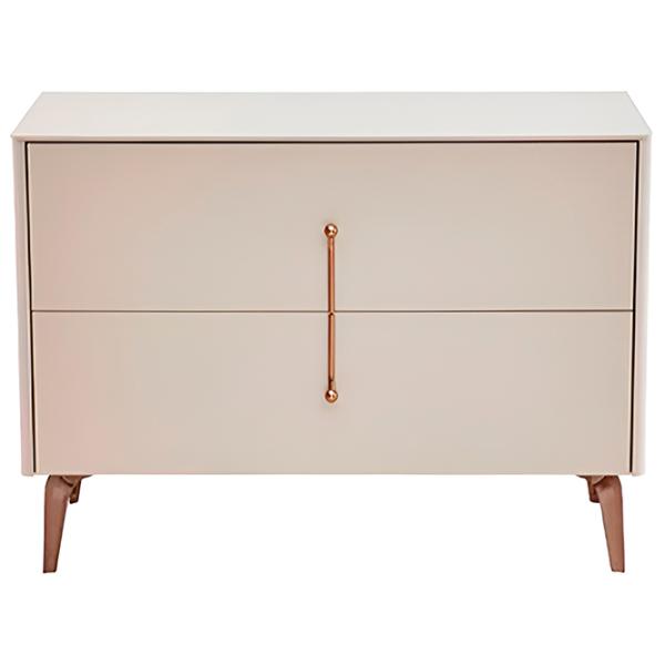 Комод Dogtas Nicole 79.9см x 110.3см x 48.3см/ ДСП/ Кремовый photo 1