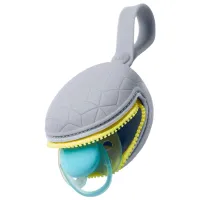 Держатель для пустышки симметричная Skip Hop 500125 Унисекс/ 0 месяцев - 18 месяцев/ Силикон/ Серый