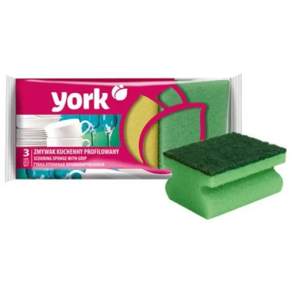 Губка York 5903355133247 Количество в наборе - 3 photo 1