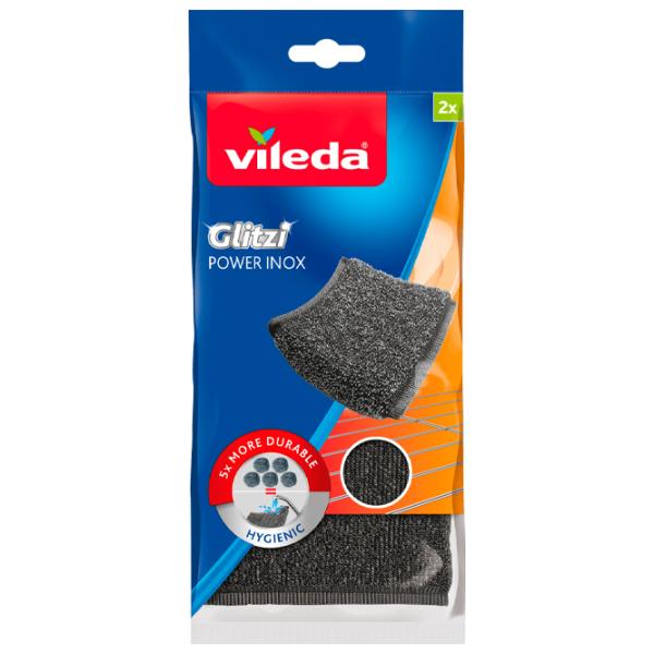 Губка Vileda Power Inox Количество в наборе - 2 photo 1
