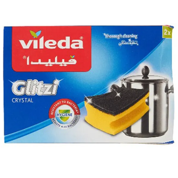 Губка Vileda Glitzi Crystal Количество в наборе - 2 photo 1