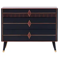 Комод Dogtas Diamond 80.4см x 104см x 48.2см/ ДСП/ Антрацит