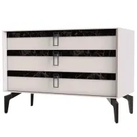 Comodă Dogtas Arora 83.4 x 110.3 x 45/ PAL/ Alb