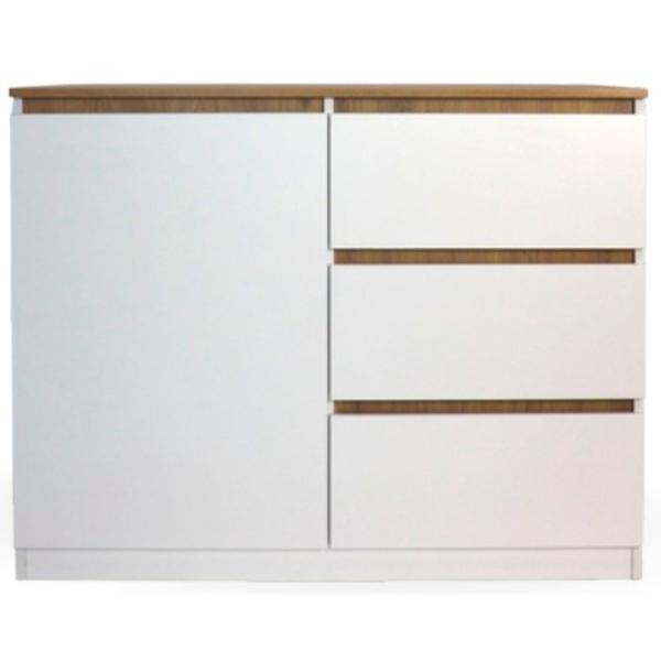 Комод Andra Eterna 95см x 120см x 45см/ ДСП/ Белый photo 1