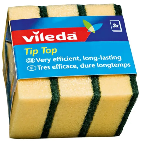 Губка Vileda Tip Top Количество в наборе - 3 photo 1