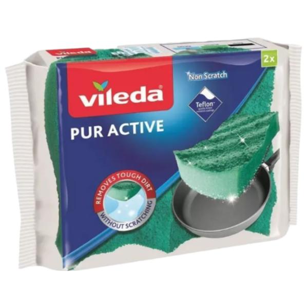 Губка Vileda Pur Active Количество в наборе - 2 photo 1