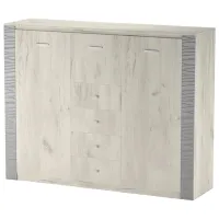 Comodă ML-Мебель Gamma №13 125 x 160 x 42/ PAL/ Alb