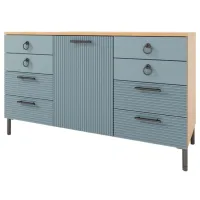 Comodă ML-Mobila Velvet №12 88.2 x 150.1 x 50.1/ PAL/ Laguna Soft