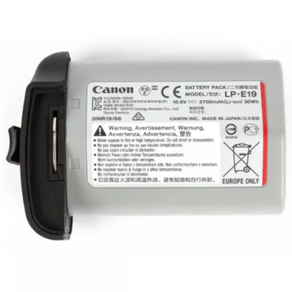 Аккумулятор для фотоаппарата Canon LP-E19 Li-Ion/ 2700 мАч photo 1