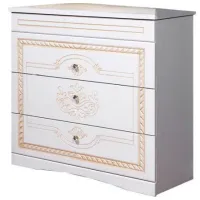 Comodă КМК Contesă 86 x 90 x 44.5/ MDF/ Alb