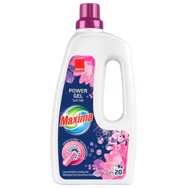 Gel de spălare Sano Soft Silk 1 kg 1l Număr spălări: 20 photo 1