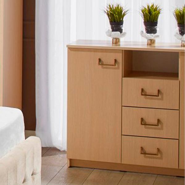 Комод Ambianta Rio 80см x 102.2см x 40см/ ДСП/ Кремона photo 1