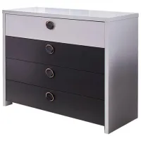 Comodă Ambianta Cristal 90 x 110.4 x 50.5/ PAL/ Graphite