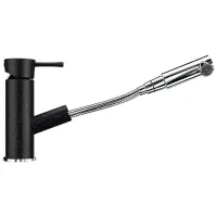 Baterie pentru bucătărie Ulgran U-009 308 mono comandă/ extractibilă/ Alamă/ Black