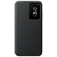 Husă pentru smartphone Samsung Galaxy S24 Samsung/ Smart View Wallet/ PC/ Black