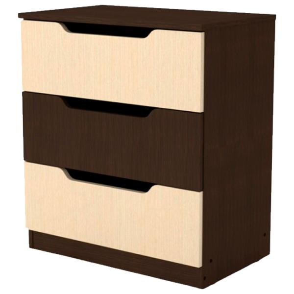 Комод KompaniT 3М Wenge 69см x 61см x 38см/ ЛДСП/ Бежевый photo 1 Комод KompaniT 3М Wenge 69см x 61см x 38см/ ЛДСП/ Бежевый photo 1