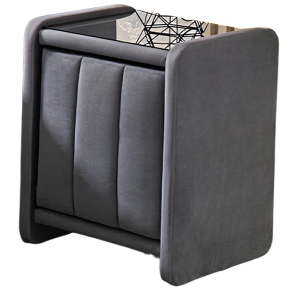 Тумбочки Ambianta Fancy 59.5см x 47.5см x 45.5см/ ЛДСП/ Серый photo 1