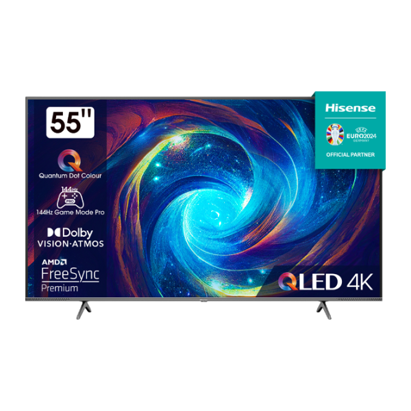 Телевизор Hisense 55E7KQ PRO 55"/ QLED/ 4K/ Smart TV/ Черный photo 1 Телевизор Hisense 55E7KQ PRO 55"/ QLED/ 4K/ Smart TV/ Черный photo 1