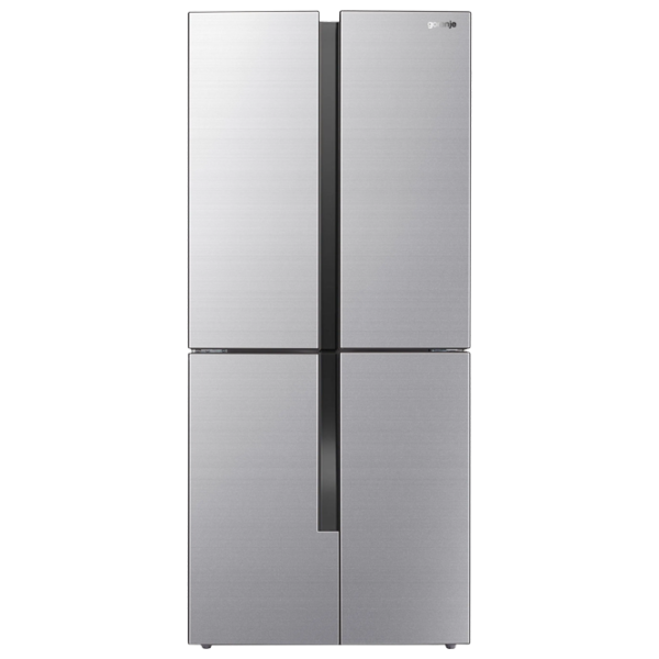 Frigider Gorenje NRM8181MX cu congelator jos 427 l / 181.6 cm / Inox photo 1