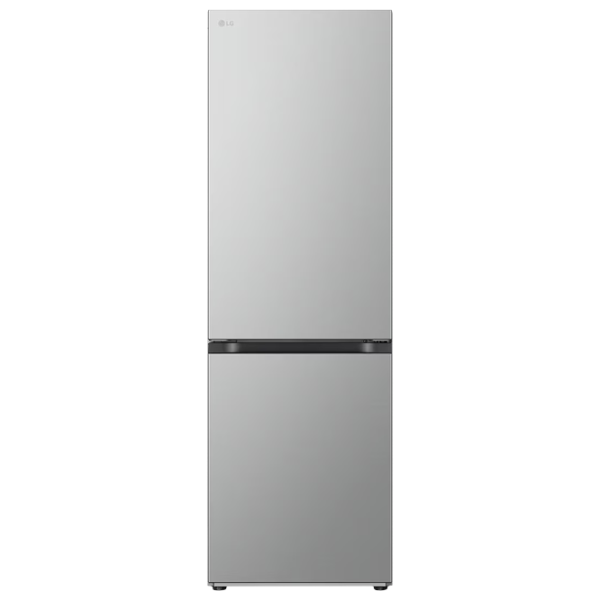 Frigider LG GBV3100DPY cu congelator jos 344 l / 186 cm / Inox photo 1